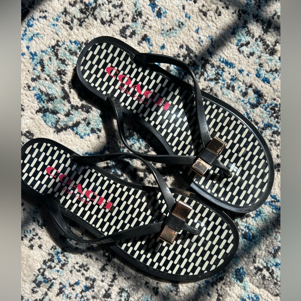 Coach Landon Jelly Sandals Size 7